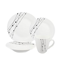 Set de Vajilla Eco Cook 16 Piezas Diseño Lineal